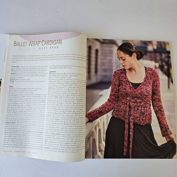 Interweave Knits Magazine Winter 2005 With 30 Winter Knitting Projects & Pattern - Picture 16 of 16